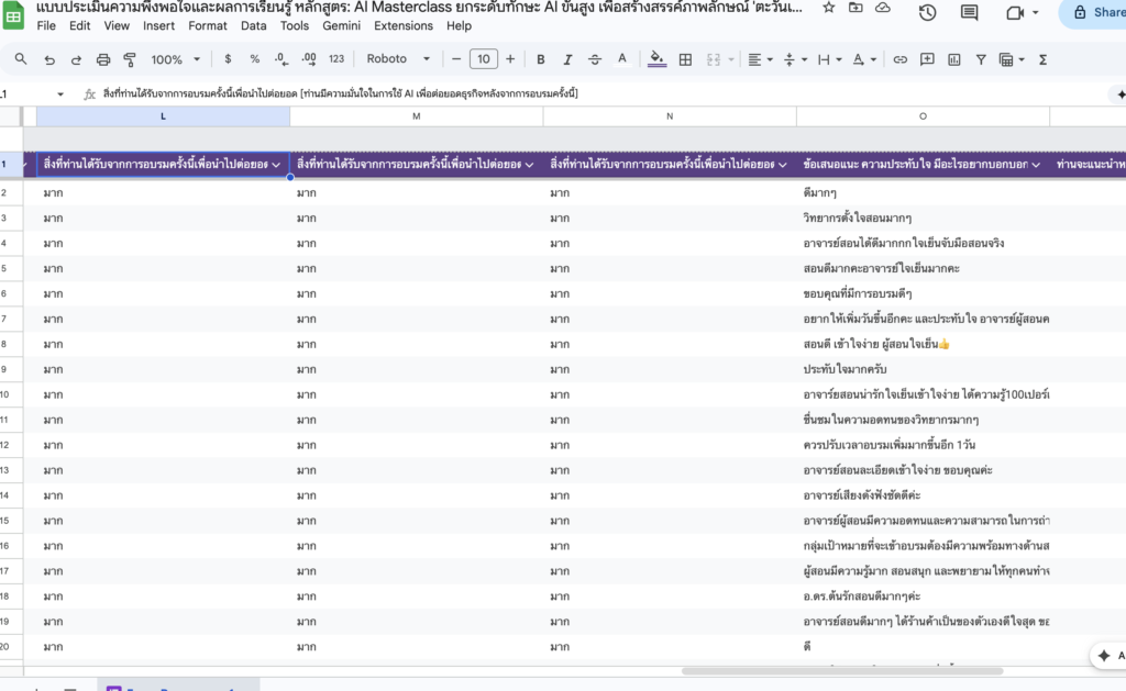 ตะวันเดือน รุกหนักปั้นมือโปร AI เปิดตัวหลักสูตร “AI Master class รุ่นที่ 1” จัดอบรมให้ความรู้แก่สมาชิกตะวันเดือนแบบจับมือทำ "ใช้ AI ยกระดับ Soft Power สมุนไพรไทยตะวันเดือนสู่สากล" โดยอ.ดร.ต้นรัก ธวัชชัย สุขสีดา ประเมินการอบรม ai วิทยากร
