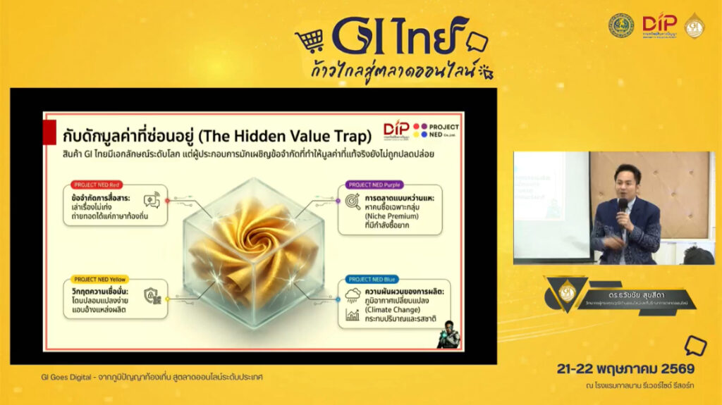 สอนการตลาด AI และการทำการตลาดไลน์สด Live สดให้ปัง ผู้ประกอบการสินค้า GI ไทย โดยวิทยากร อ.ดร.ต้นรัก ธวัชชัย สุขสีดา กรมทรัพย์สินทางปัญญา วิทยากรผู้ประกอบการสินค้า gi ไทย กรมทรัพย์สินทางปัญญา อ.ดร.ต้นรัก ธวัชชัย สุขสีดา
