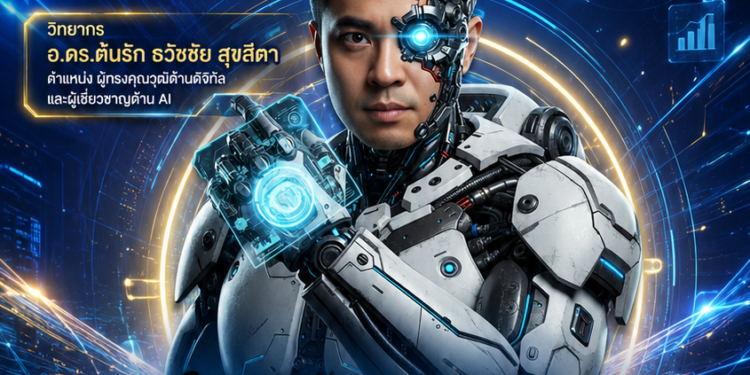 สำนักงานปลัดกระทรวงพาณิชย์ จัดอบรม “การใช้ปัญญาประดิษฐ์ (AI) เพิ่มประสิทธิภาพในการทำงาน” โดยได้เชิญวิทยากรท่าน อ.ดร.ต้นรัก ธวัชชัย สุขสีดา วิทยากรใบประกาสนียบัตร Generative AI for Educators with Gemini จาก Google สำนักงานปลัดกระทรวงพาณิชย์ จัดอบรมการ ai อ.ดร.ต้นรัก ธวัชชัย สุขสีดา