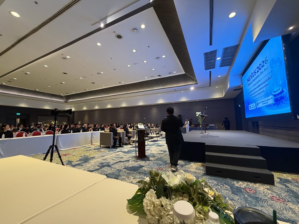 การทำงานด้วย ai วิทยากร อ.ดร.ต้นรัก งาน nexus 2026 สำนักงานสถิติแห่งชาติ 12