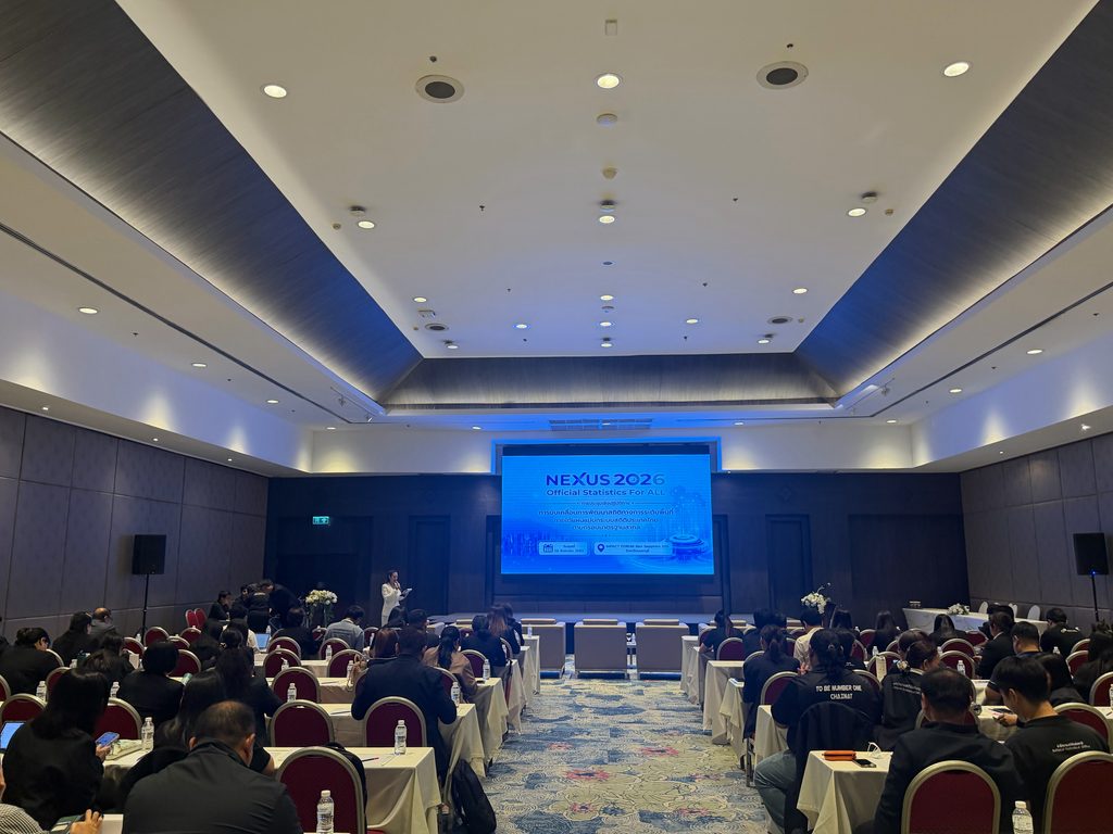 การทำงานด้วย ai วิทยากร อ.ดร.ต้นรัก งาน nexus 2026 สำนักงานสถิติแห่งชาติ 14