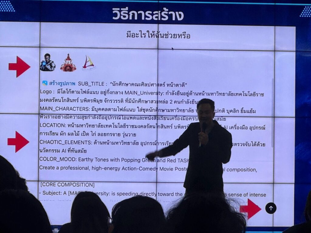 อาจารย์ ดร.ธวัชชัย สุขสีดา วิทยากรถ่ายทอดความรู้ AI Marketing และ AI E-commerce สู่เยาวชนรุ่นใหม่ มุ่งสร้างผู้ประกอบการยุคดิจิทัลให้กับนักศึกษาชั้นปีที่ 4 คณะศิลปศาสตร์ อ.ดร.ธวัชชัย สุขสีดา วิทยากรi marketing และ ai e commerce 6