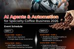 คอรส์อบรมAI Agents & Automation for Specialty Coffee Business 2026 ยกระดับธุรกิจกาแฟ Specialty ด้วย AI และ Automationพร้อมเปลี่ยนงานที่ซับซ้อนให้เป็นเรื่องง่าย วิทยากรอาจารย์ ดร.ต้นรัก ธวัชชัย สุขสีดา (วิทยากรผู้ทรงคุณวุฒิผู้เชี่ยวชาญด้านดิจิทัล - Executive Summary) อ.ดร.ต้นรัก ai coffee business